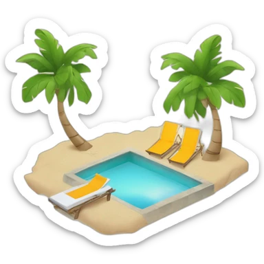 Nous sommes en vacances et nous sommes pas inquiet sur ce point vision des vacances sticker