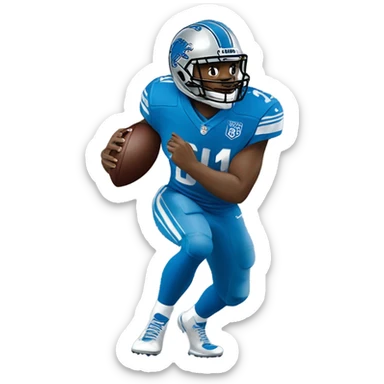 Detroit lions beating San fransisco 49ers sticker