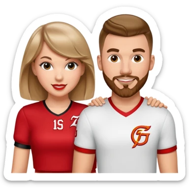 Taylor Swift and Travis kelce sticker