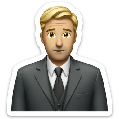 B2B director thinking sticker