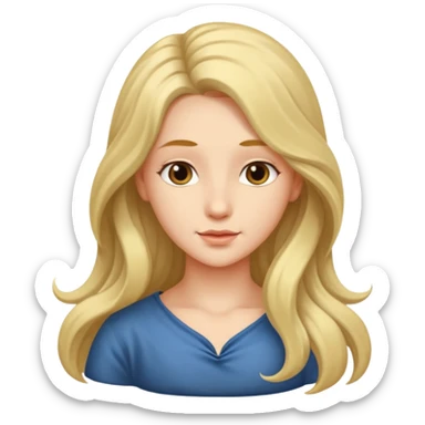 une belle personne a partir du buste tourné de 3/4
 sticker