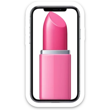 pink lipstick mark iphone emoji sticker