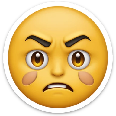 deadly look emoji sticker