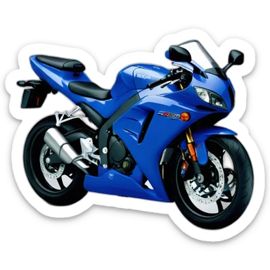 real blue 2005 honda cbr600rr sticker