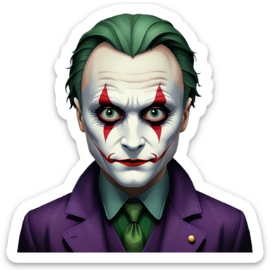 Icon for Thriller Movies: A dramatic close-up collage with iconic characters like Joker and Hannibal Lecter. Set against a dark, moody cityscape with shadows and ominous lighting. A suspenseful atmosphere with eerie tones. Transparent background. sticker