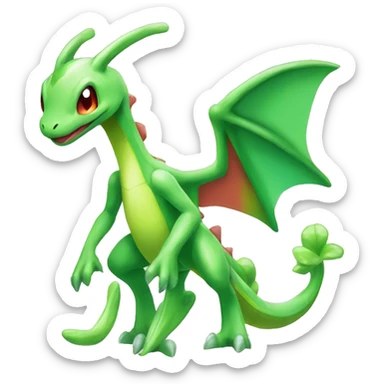 Full body shiny Flygon-grovyle sticker