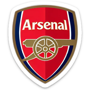 arsenal football club logo sticker