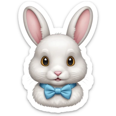 Coelho de laço sticker