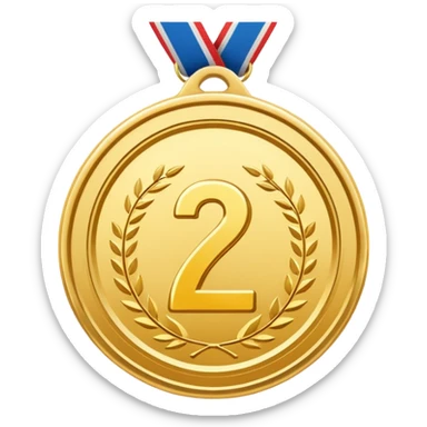 Create a gold medal which says "Brocation 2026" sticker