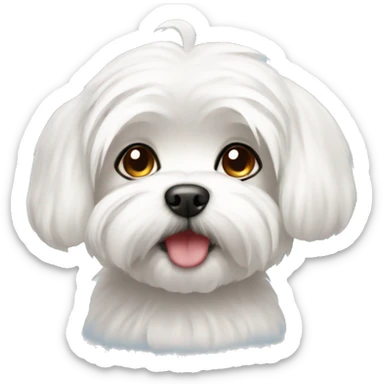 Cute Maltese sticker