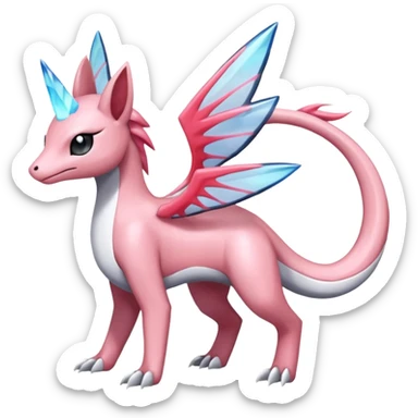 Diancie-Palkia-Amaura-Aurorus-Salandit-Meloetta-aesthetic-fusion sticker