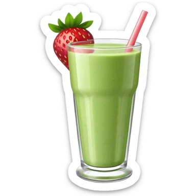 strawberry banana spinach smoothie  sticker