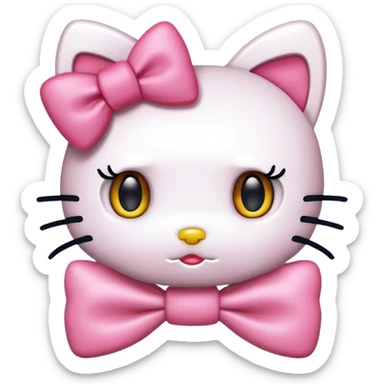 
Hello kitty con muchos moños  sticker