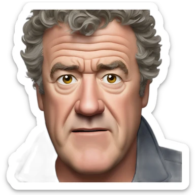 Jeremy Clarkson oh no anyway sticker