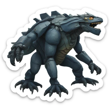 Pacific rim kaiju sticker