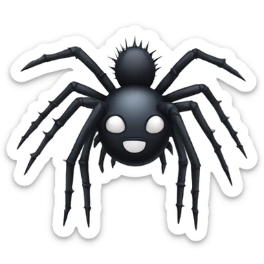 spider with spikes sticker