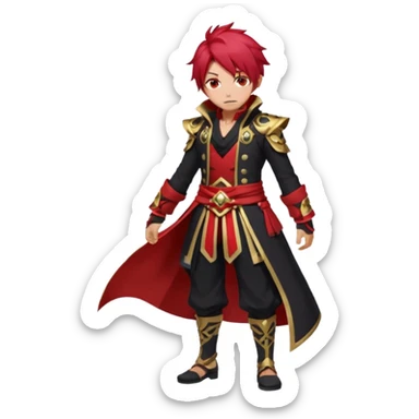 Diluc from Genshin Impact (full body) sticker