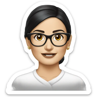 Demi Moore realistic sticker