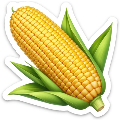 Corn ball sticker