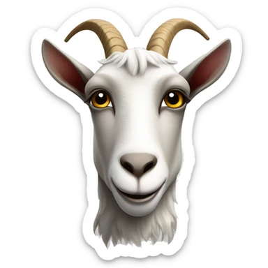 goat with freemason logo sticker