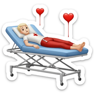 blood donation person sticker