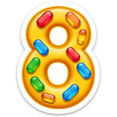 Healthier growth and better concentration with Omega 3 candy. sticker