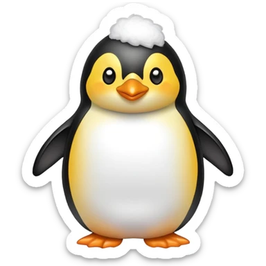 pinguino pasticcino pio sticker