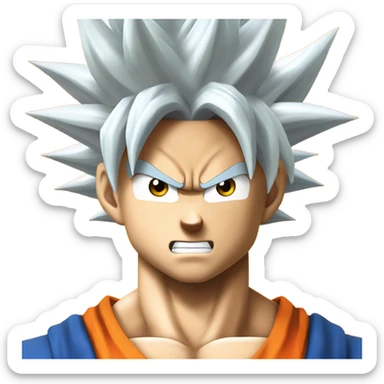 Super saiyan goku sticker