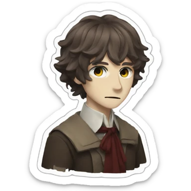 Dazai wounded sticker