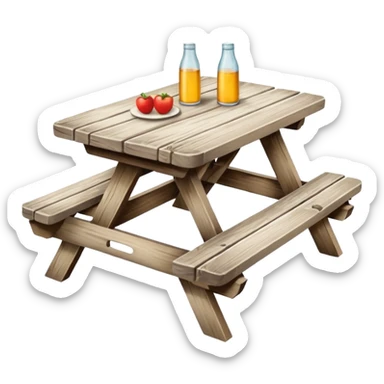 Picnic Table  sticker