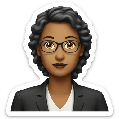 A diplomat woman  sticker