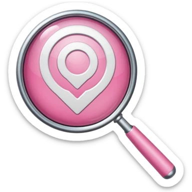 mix light pink dark pink and white girly internet wifi with a magnifying glass sticker
