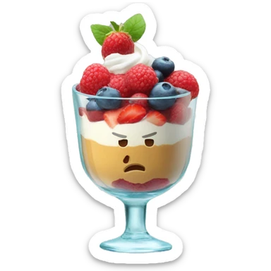 A single protein parfait sticker