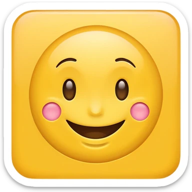 Create a Smile reaction emoji for a new social media app sticker