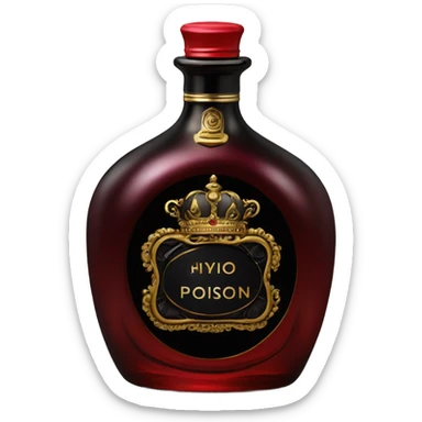 Dior perfume bottle hypnotic poison sticker