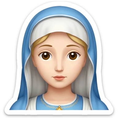 Virgin Mary sticker
