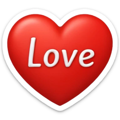 Make a love heart say Elijah omotesho sticker