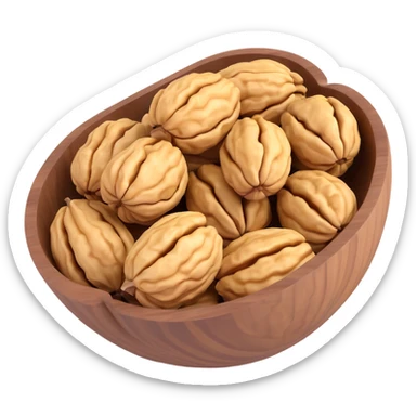 walnut kernel sticker