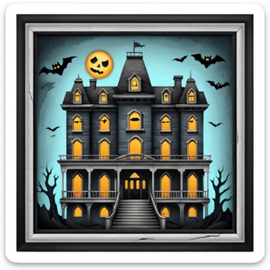 Hotel assombrado sticker