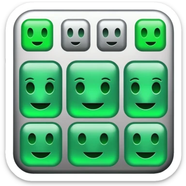 y3k emojis, that are technology based. im making an aesthetic for exe, gpt, error, silver, hints of green. think, the matrix & beyonce rennesance sticker