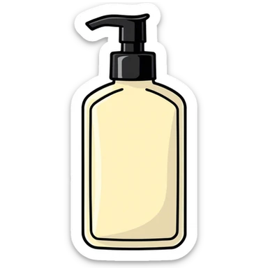 Lotion and tissue sticker