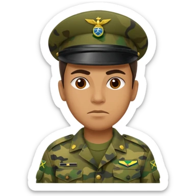 Soldado do Exército Brasileiro sticker