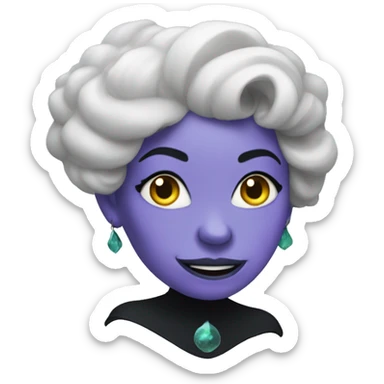 Ursula The Sea Witch  sticker