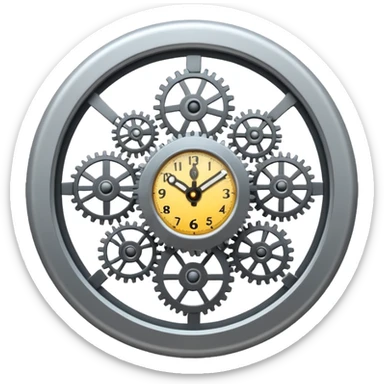 Clock Mechanism sticker