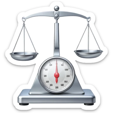 The internet  on a weighing scale sticker