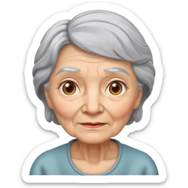 Old lady sticker