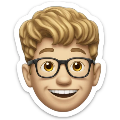 Alfred Neuman from mad magazine with a college graduate hat sticker