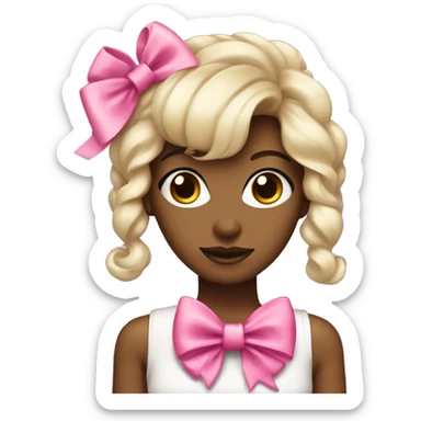 cosmopolitan with a pink bow sticker