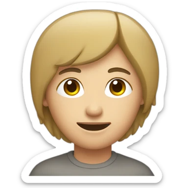 computer with the video call on the screen sticker