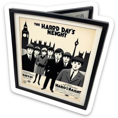 A hard day’s night sticker